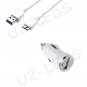 Car Charger + USB 3.0 Data Sync Cable Cord for Samsung Note 3 Galaxy S5 N9000