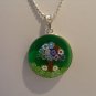 Round Millefiori Tree of Life Murano Pendant