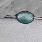 Vintage Bar Pin With Moonstone Sterling