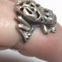 Sterling silver Ladies Ring Frog with Movable LEGS Size 3
