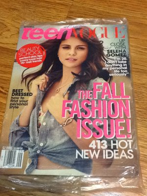 Selena Gomez Teen Vogue September 2012 In Plastic