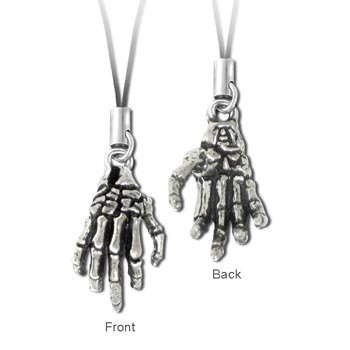 Skeleton Hand Phone Charm