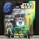 Bobba Fett  Star Wars Deluxe AUTOGRAPHED
