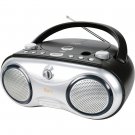 jWIN Portable AM/FM/CD Boombox Black JX-CD423BLK