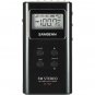 Sangean Pocket AM/FM/TV Receiver Black DT-180V/BLACK