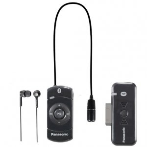 Panasonic Black Bluetooth&Acirc;&reg; iPod&Acirc;&reg; Earbuds with Remote Control Black RP-BT10BLK