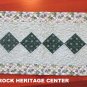 NEW Custom Quilted Table Runner Longaberger Lots of Luck Shamrock St Patrick's Day