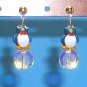 Mr. Ice Cube Penguin Silver Earrings