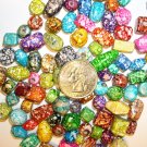 30 Mottled Indian Glass Bead Mixture