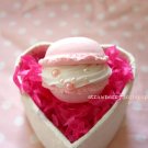 Macaron ring [pink, round]