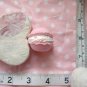 Macaron ring [pink, round]