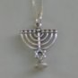 SS Menorah Pendant
