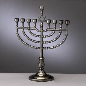 Traditional Hanukkah Menorah