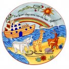Noah's Ark Ceramic Plate