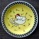 Hand Painted Cartoon Chicken Plate Decor