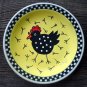 Hand Painted Cartoon Chicken Plate Decor