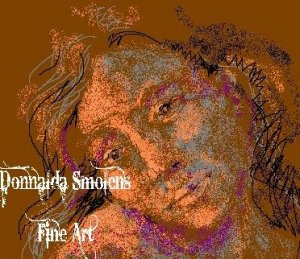 Girl In Brown Digital Print