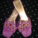 FREE SHIPPING Gorgeous ENZO ANGIOLINI Magenta Sandals 8.5M