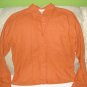 Free Shipping Orange CHRISTOPHER & BANKS Button Down Top S