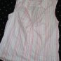 FREE SHIPPING  Liz Lange Maternity Stretch Summer Top Sm EUC