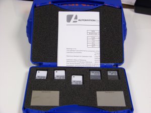 Calibration Foil Set (5 pieces), visit: www.testcoat-usa.com or call: 18006784370