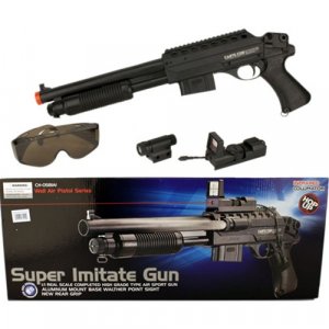 Pump Action Shotgun w/ Laser