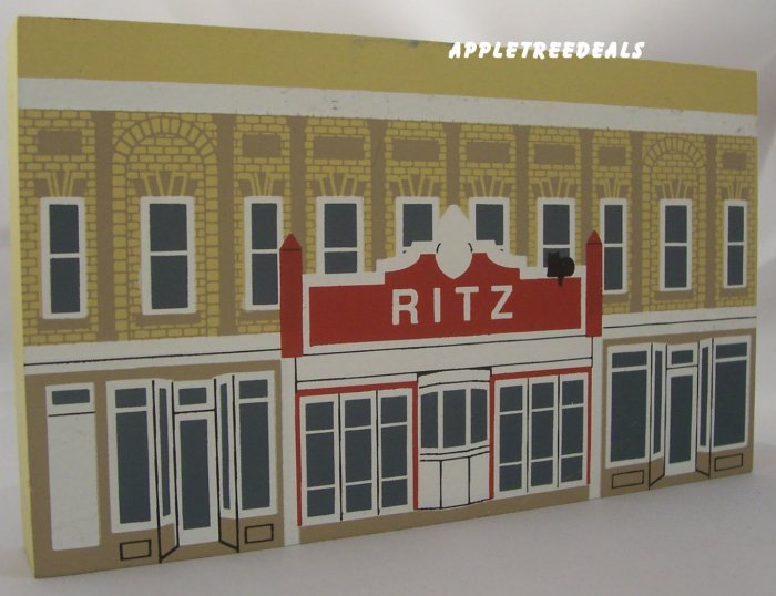 CAT'S MEOW VILLAGE 1994 RITZ THEATER SERIES XII STAGE
