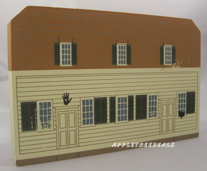 CAT'S MEOW VILLAGE 1995 SHAKER SERIES MEETING HOUSE NEW