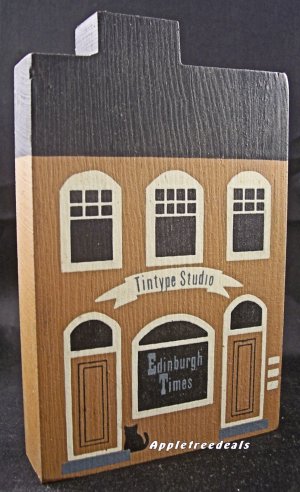 THE CAT'S MEOW VILLAGE EDINBURGH TIMES BUILDING 1985 SERIES III