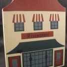 THE CAT'S MEOW VILLAGE 1985 SERIES III RISTORANTE BUILDING
