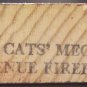 THE CAT'S MEOW VILLAGE 1985 SERIES III CONNECTICUT AVENUE FIRE HOUSE