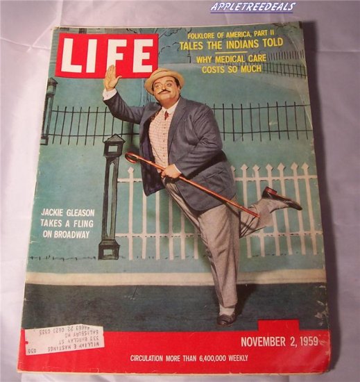 Life Magazine Nov 2 1959 Gleason Castro Yellowstone Algeria