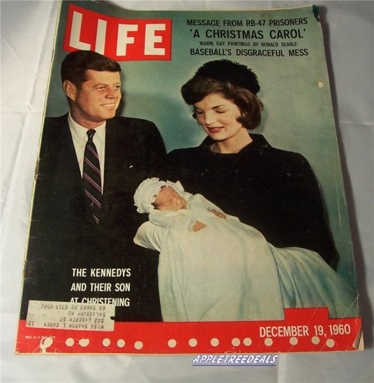 LIFE MAGAZINES 1960 KENNEDY JFK BASEBALL DISGRACE BABY
