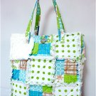 Patchwork Purse, Patchwork Tote, Rag Purse, All Cotton