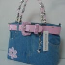 Denim Purse, Blue Jeans Purse, Denim Pants Purse