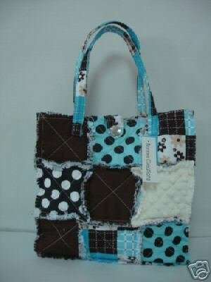 Patchwork Rag Bag, Patchwork Tote, Cotton Patchwork Bag