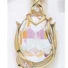 Lg Crystal Pendant, Swarovski w/Lg Bail, Brilliant NWT