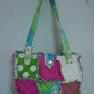 quilted patchwork bag or purse, all cotton