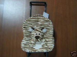 Tiger Plush Suitcase, Plush Tiger Luggage, Tiger Roller