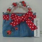 Ladybug Denim Purse