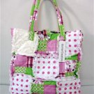 Patchwork Ragged Bag, Rag Purse, Quilted Tote, Cotton