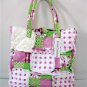 Patchwork Ragged Bag, Rag Purse, Quilted Tote, Cotton