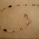 Saphire and Pearl Bracelet