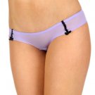Double Bow Mesh Hipster Panties - Wild Orchid, sz M/6 ~ Just7even