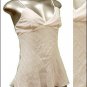 Sexy & Classy Sheer Tunic Tank Top w Sequins White sz S ＊ Spaghetti Strap Suplice ＊ Just7even
