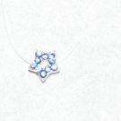 New Pretty illusion Anklet Blue Rhinestone Star Jewelry ＊ Beautiful Sparkly Sexy ＊ Just7even ＊