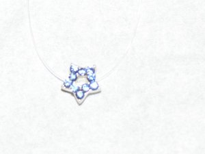 New Pretty illusion Anklet Blue Rhinestone Star Jewelry &iuml;&frac14;� Beautiful Sparkly Sexy &iuml;&frac14;� Just7even &iuml;&frac14;�