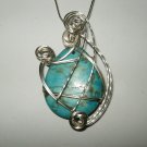 Wire Wrapped Pendant w/chain