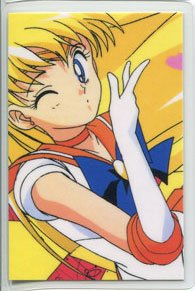 Sailor Moon SS Idol Card Sailor Venus blowing kiss