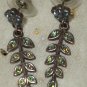Kirks Folly green leaf simple earrings